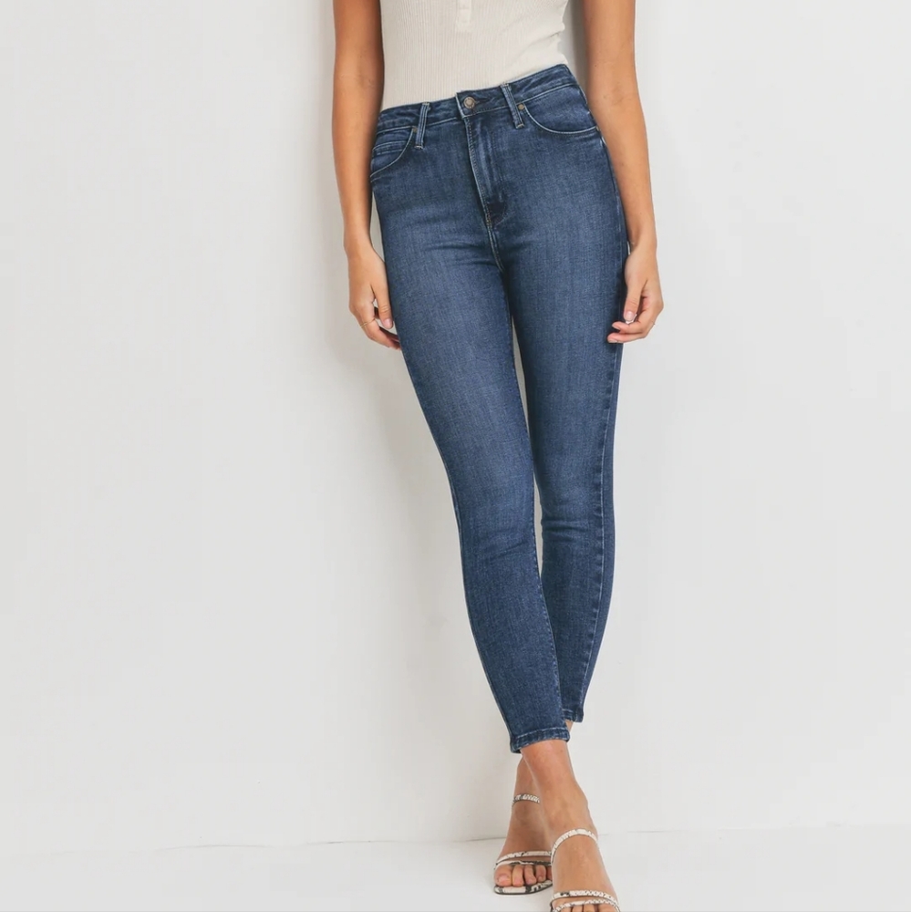 Just Black Skinny High Waist Denim Jeans Size 26 × 28